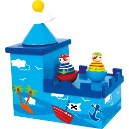 Boîte à musique et tirelire Pirates Small Foot Ikaipaka jeux &