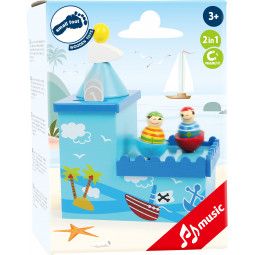 Boîte à musique et tirelire Pirates Small Foot Ikaipaka jeux &