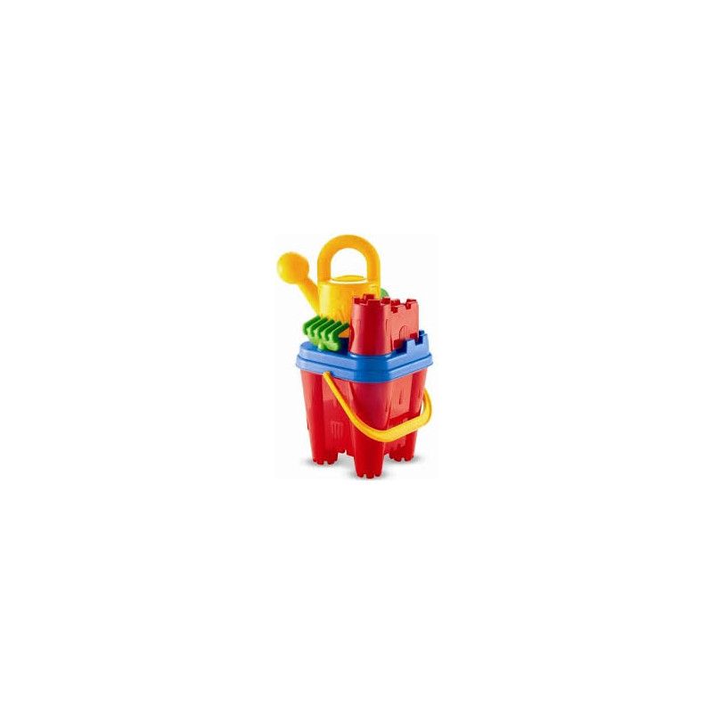 Seau de sable chateau fort garni 18.5cm  Ikaipaka jeux & jouets