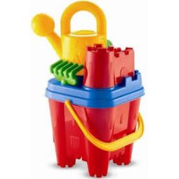 Seau de sable chateau fort garni 18.5cm  Ikaipaka jeux & jouets