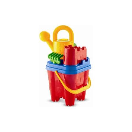 Seau de sable chateau fort garni 18.5cm  Ikaipaka jeux & jouets