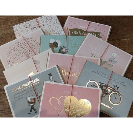 Cartes postales doubles ART GRAFIK International Ikaipaka jeux