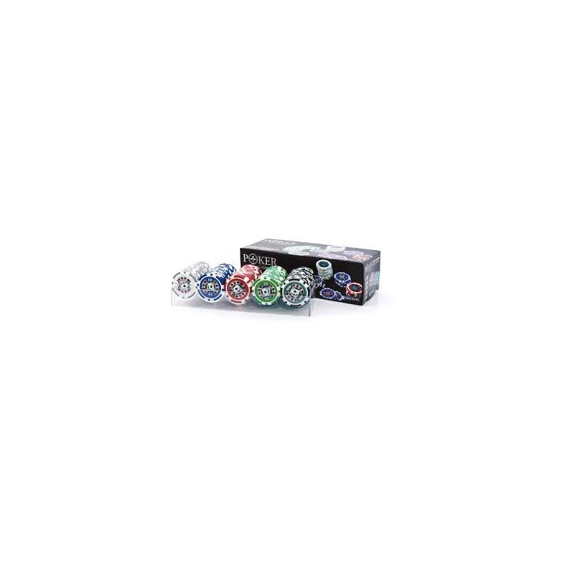 Poker boite de 100 jetons us 11,5G marqué  Ikaipaka jeux &