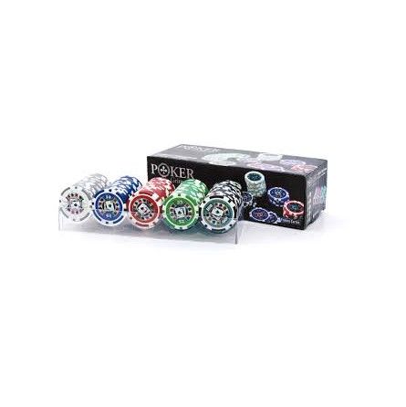 Poker boite de 100 jetons us 11,5G marqué  Ikaipaka jeux &
