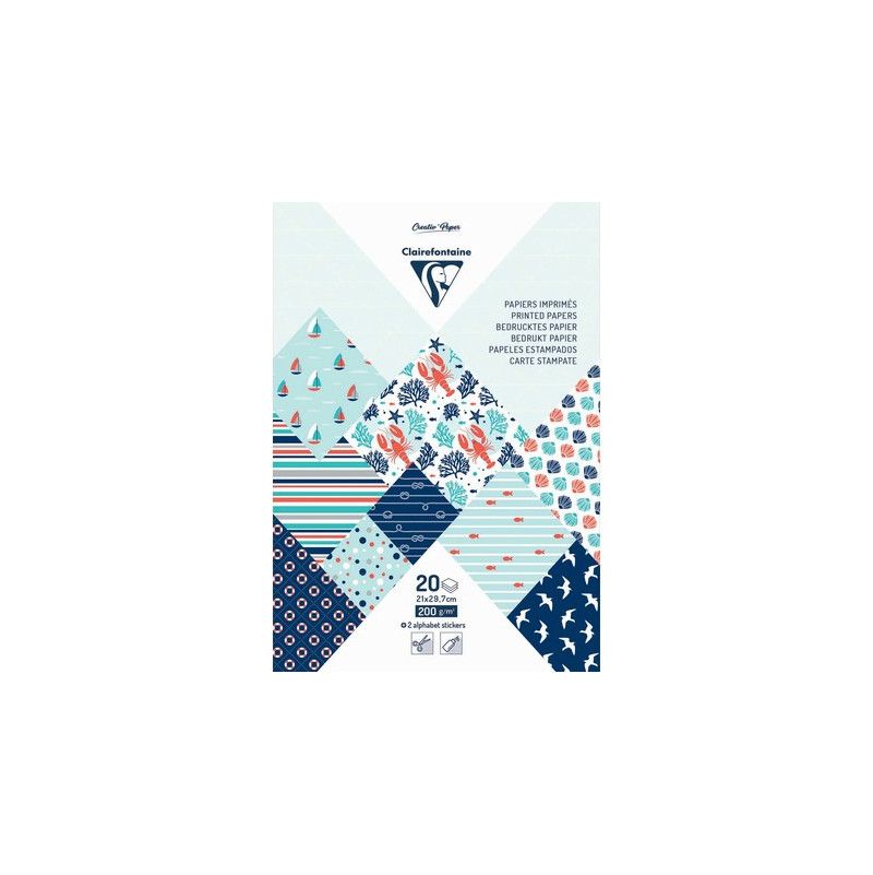 Bloc papier Grand Large A4  Ikaipaka jeux & jouets Royan