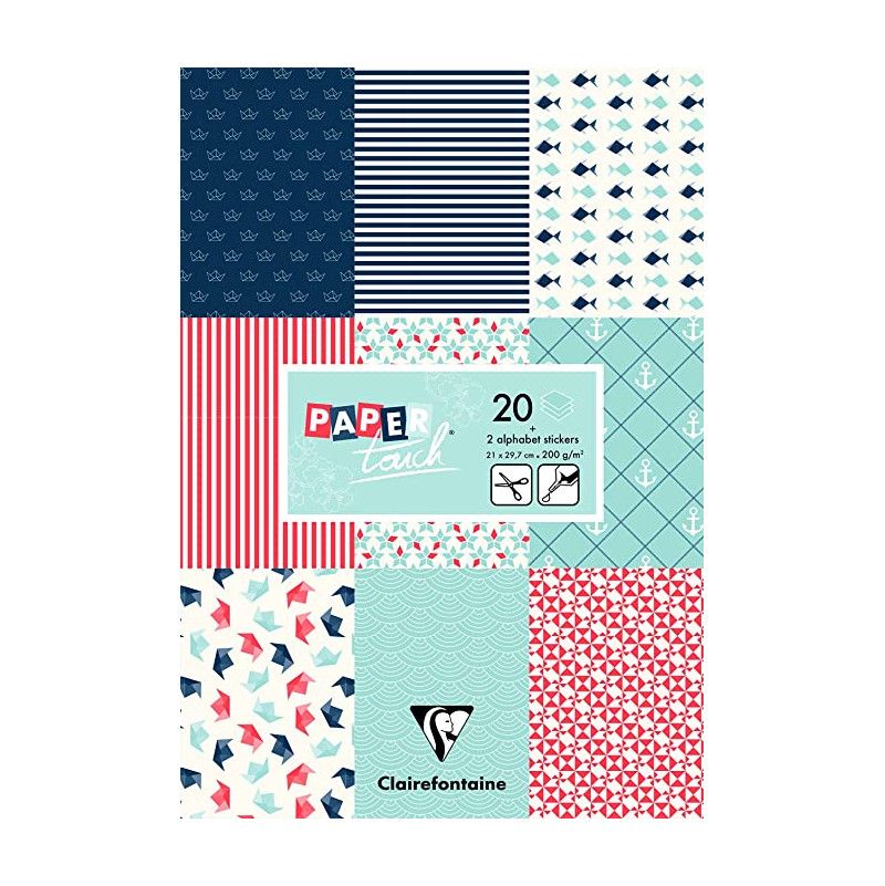 Bloc papier Marine A4  Ikaipaka jeux & jouets Royan