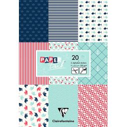 Bloc papier Marine A4  Ikaipaka jeux & jouets Royan