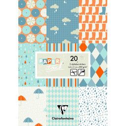 Bloc papier Pluie A5  Ikaipaka jeux & jouets Royan