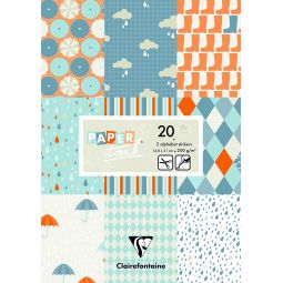 Bloc papier Pluie A5  Ikaipaka jeux & jouets Royan