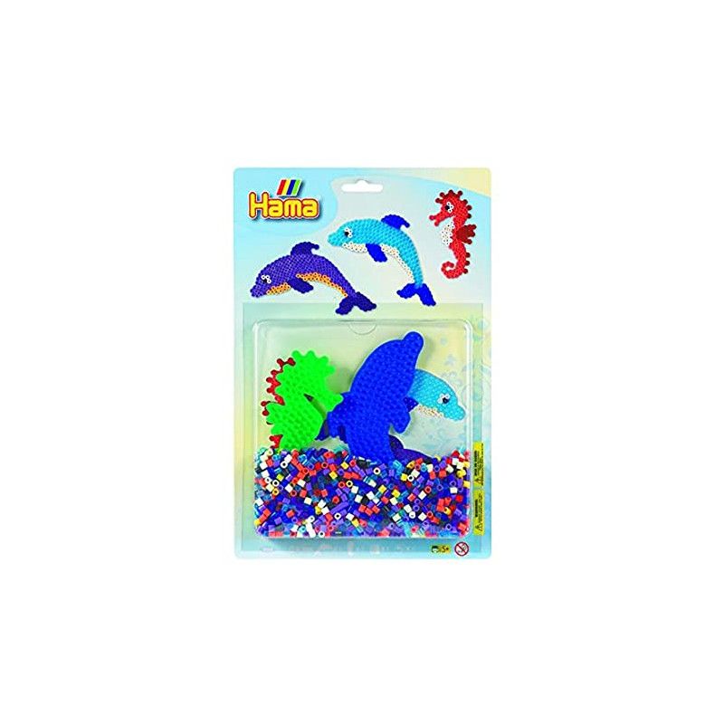 Perles à repasser HAMA – Dauphin  Ikaipaka jeux & jouets Royan