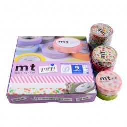 Masking tape coffret (9 rouleaux + 5 cartes et enveloppes)