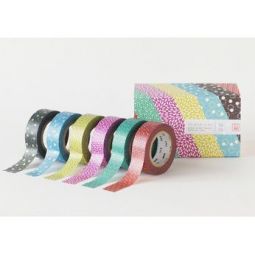Masking tape Boîte de 6 motifs Japonnais Tradition Wamon 4