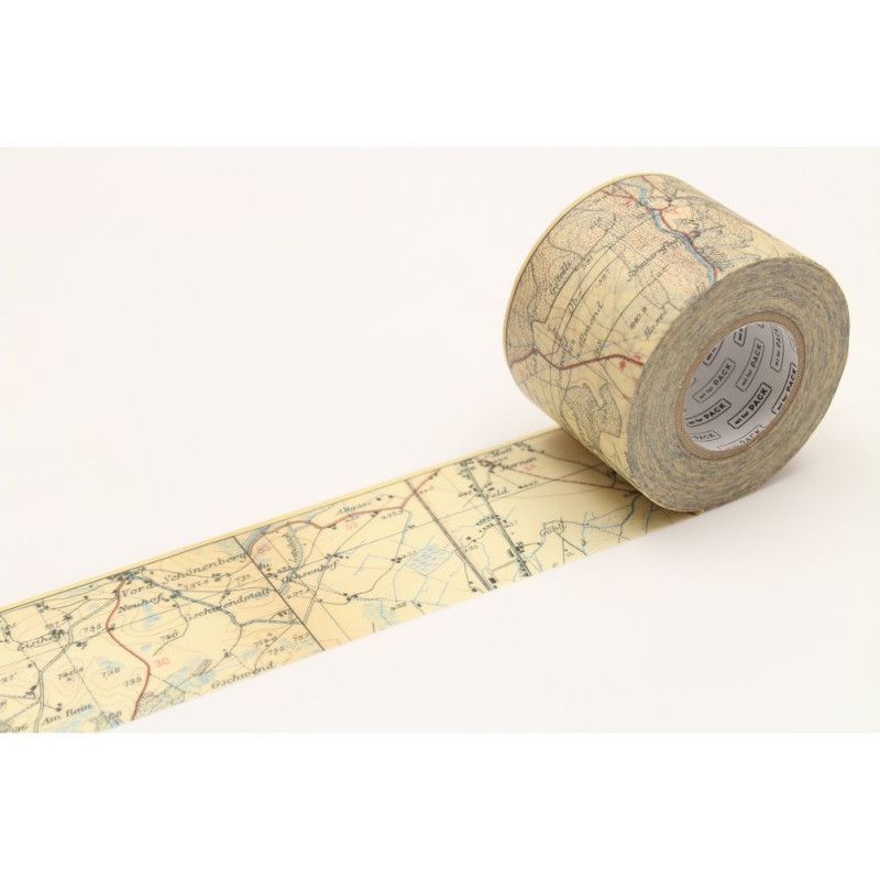 Masking Tape Pack Carte routière vintage 4,5cm x 15m Masking