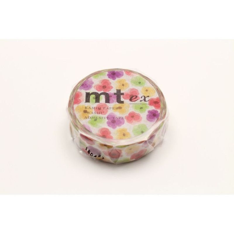 Masking Tape Fleurs pensées aquarelle Masking Tape Ikaipaka