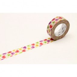 Masking Tape Fleurs pensées aquarelle Masking Tape Ikaipaka