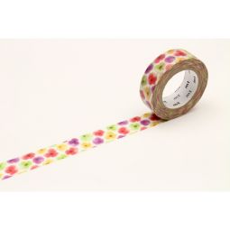 Masking Tape Fleurs pensées aquarelle Masking Tape Ikaipaka