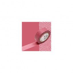 Masking tape Motif pois Samekomon rose Masking Tape Ikaipaka