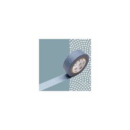 Masking Tape Motif pois Samekomon bleu gris Masking Tape