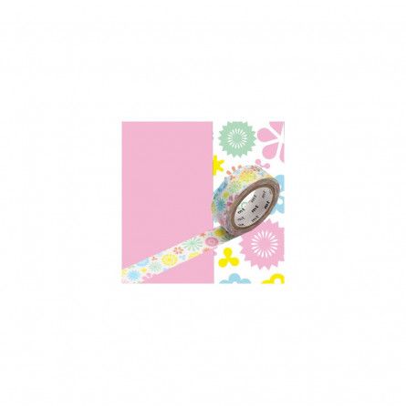 Masking Tape motif fleurs pastel Masking Tape Ikaipaka jeux &