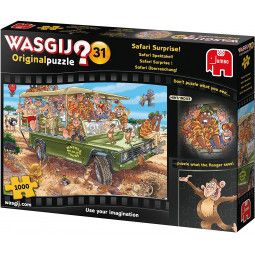 Puzzle 1000p Wasgij - Safari Surprise - IkaIpaka Royan