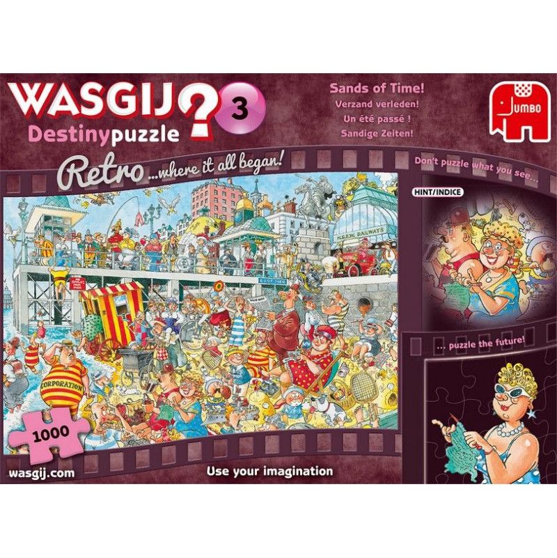 Puzzle 1000p Wasgij Retro Destiny - IkaIpaka Royan