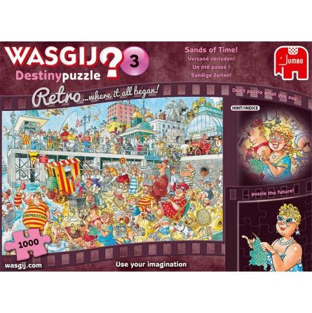 Puzzle 1000p Wasgij Retro Destiny - IkaIpaka Royan