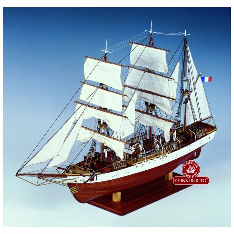 Maquette bateau Le pourquoi pas? 1:80  Ikaipaka jeux & jouets
