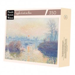 Puzzle Michèle Wilson 350 Soleil couchant à Lavacourt Monet