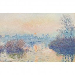 Puzzle Michèle Wilson 350 Soleil couchant à Lavacourt Monet