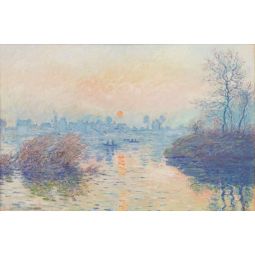 Puzzle Michèle Wilson 350 Soleil couchant à Lavacourt Monet