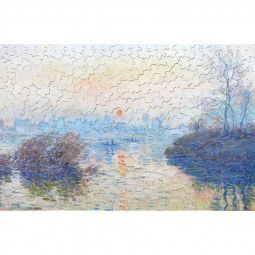 Puzzle Michèle Wilson 350 Soleil couchant à Lavacourt Monet