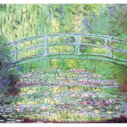 Puzzle Michèle Wilson 80 Le pont Japonnais Monet Puzzle Michèle
