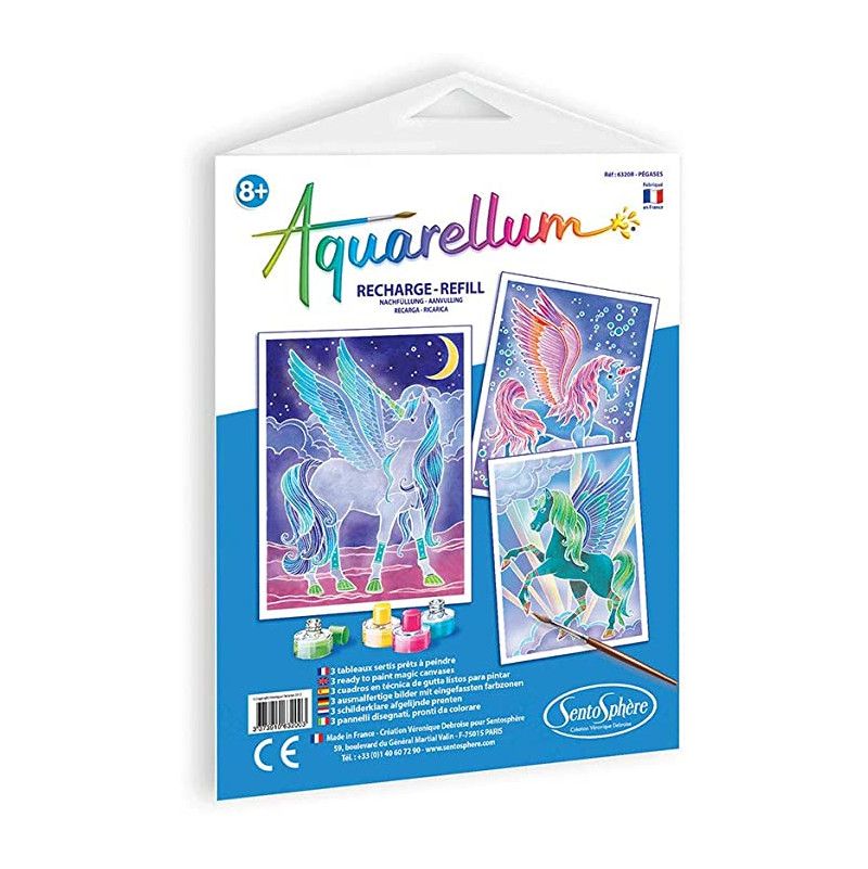 Aquarellum Recharge Junior Pégases Sentosphere Ikaipaka jeux &