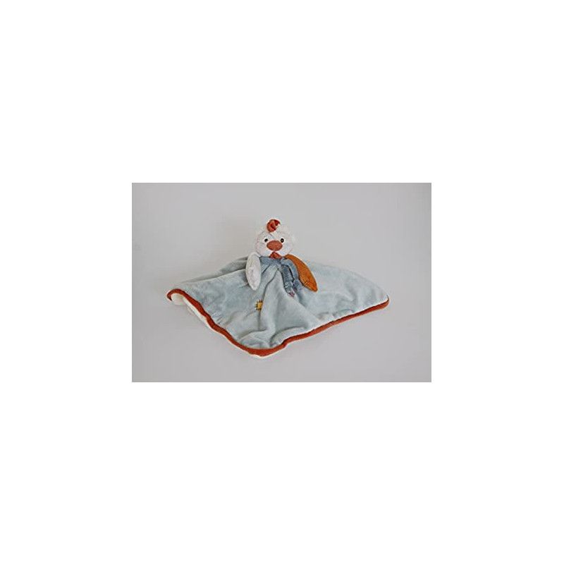 Doudou plat Coq - bleu - Chicky Baby Rug Bukowski Ikaipaka jeux