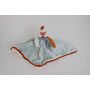 Doudou plat Coq - bleu - Chicky Baby Rug Bukowski Ikaipaka jeux