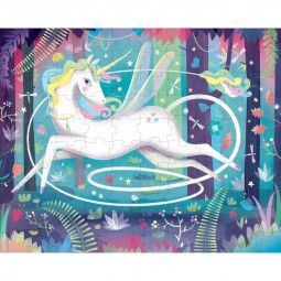Puzzle + Livre - La Licorne 100p Sassi Ikaipaka jeux & jouets