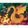 Puzzle + Livre - Le dragon 100p Sassi Ikaipaka jeux & jouets