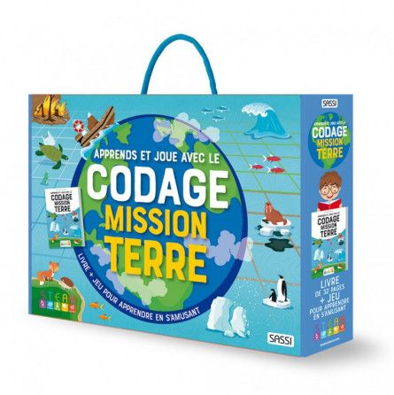 Apprends et joue avec le codage. Mission terre Sassi Ikaipaka