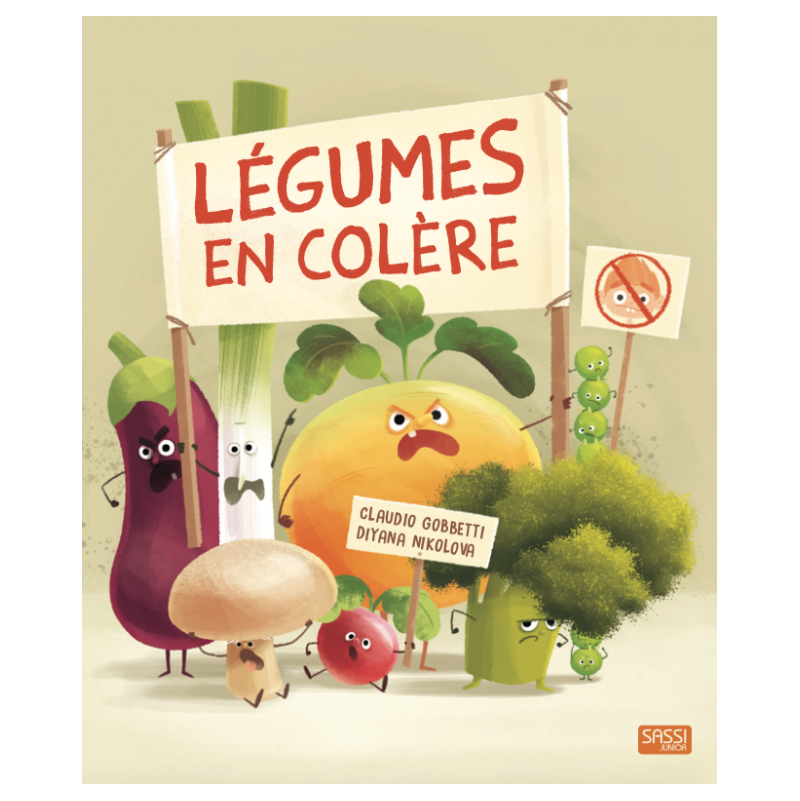 Livre Légumes en colères Sassi Ikaipaka jeux & jouets Royan