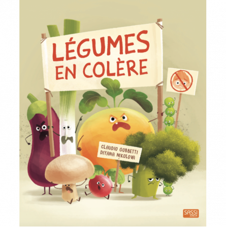 Livre Légumes en colères Sassi Ikaipaka jeux & jouets Royan