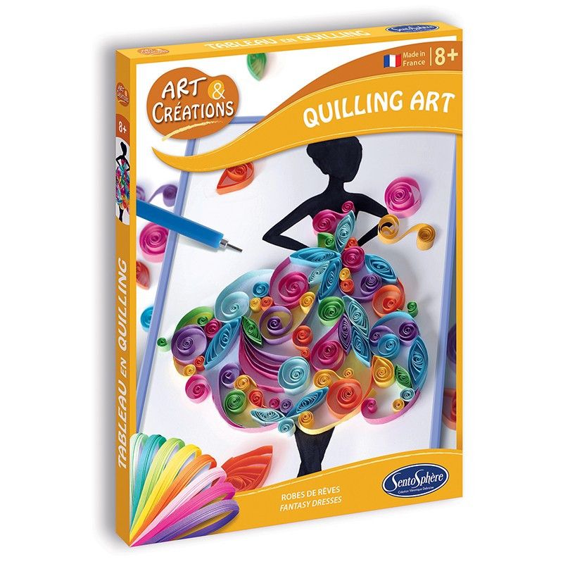 Art & Création Quilling Art Robes de rêves Sentosphere Ikaipaka