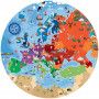 Puzzle + Livre - L'Europe Sassi Ikaipaka jeux & jouets Royan