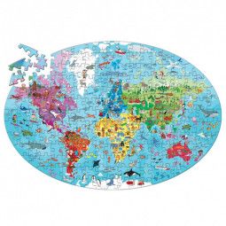 Puzzle + Livre - La terre Sassi Ikaipaka jeux & jouets Royan