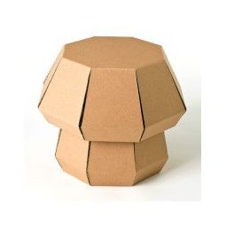 Tabouret champignon brun funnypaper - IkaIpaka Royan