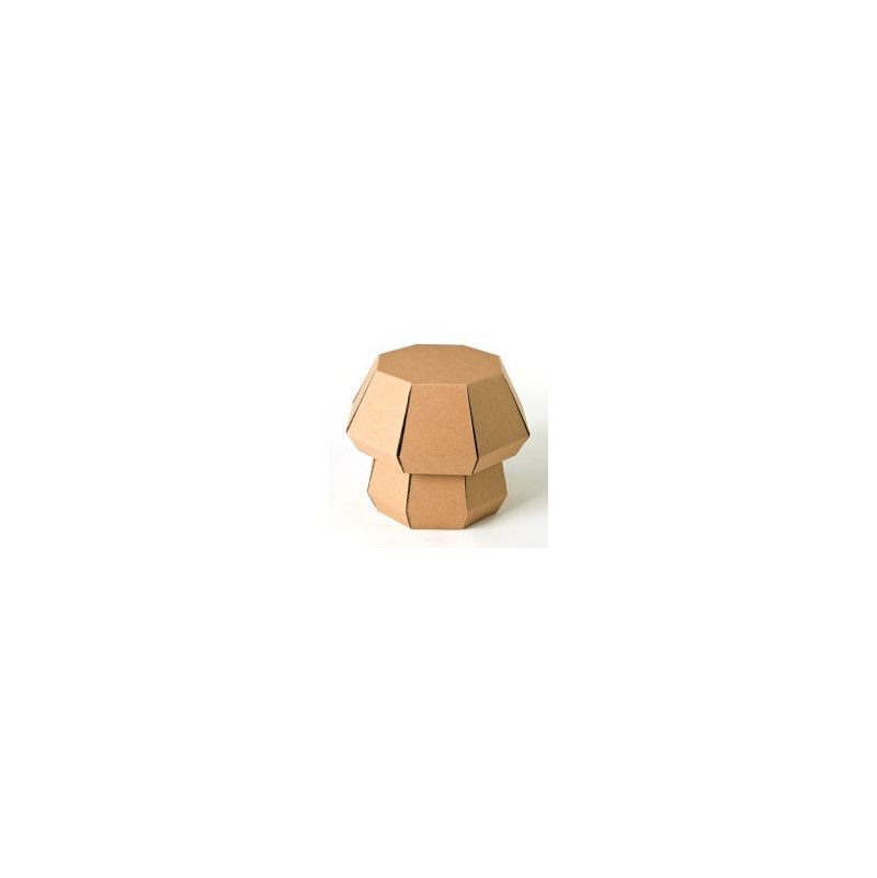 Tabouret champignon brun funnypaper - IkaIpaka Royan