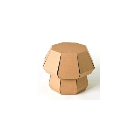 Tabouret champignon brun funnypaper - IkaIpaka Royan