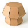 Tabouret champignon brun funnypaper - IkaIpaka Royan