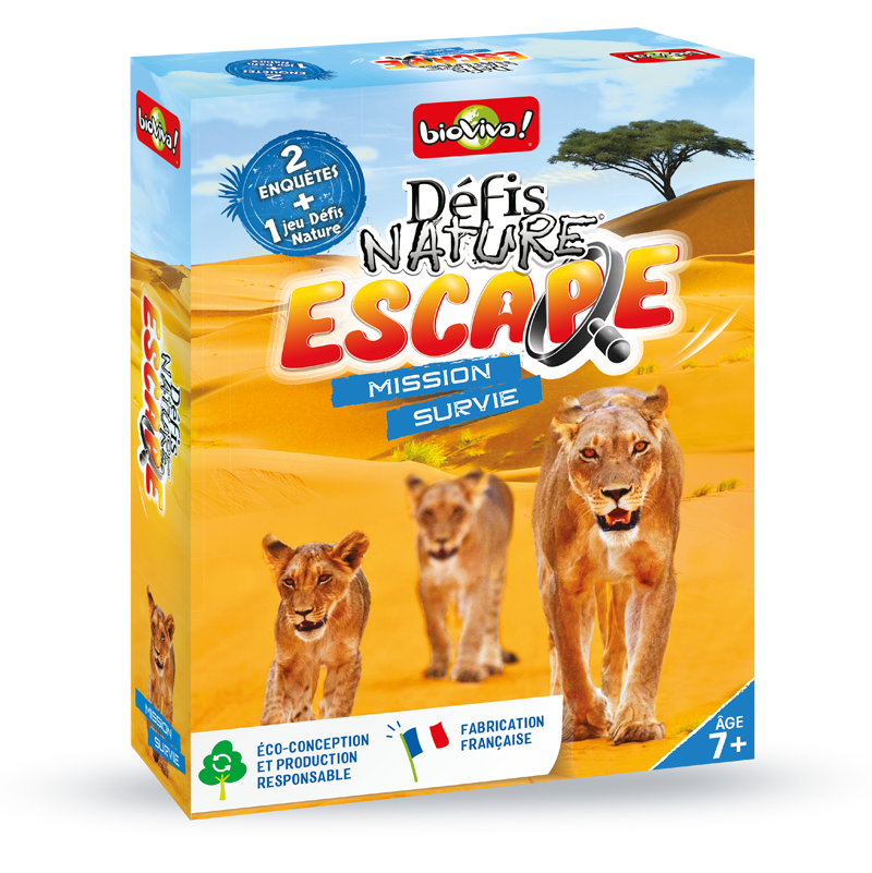 Escape Défis nature Opération survie Bioviva Ikaipaka jeux &