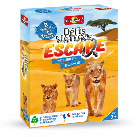 Escape Défis nature Opération survie Bioviva Ikaipaka jeux &