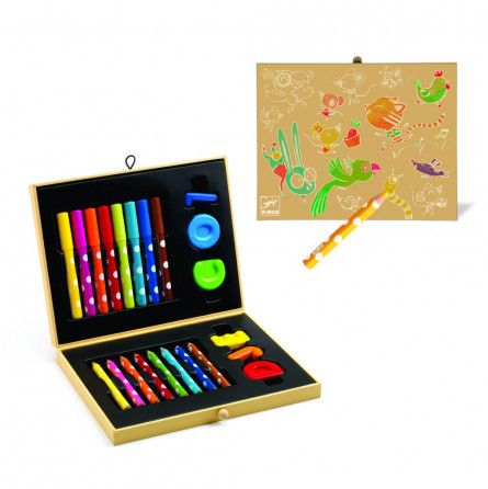 Boîte de couleurs pour les petits Djeco Ikaipaka jeux & jouets